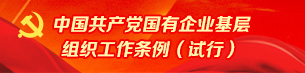 中國共產黨國有企業(yè)基層組織工作條例（試行）